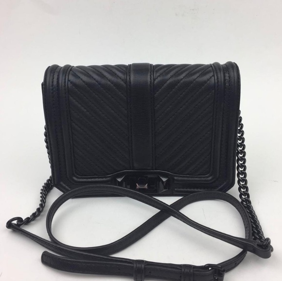 Rebecca Minkoff Handbags - REBECCA MINKOFF Small Love Leather Crossbody Bag